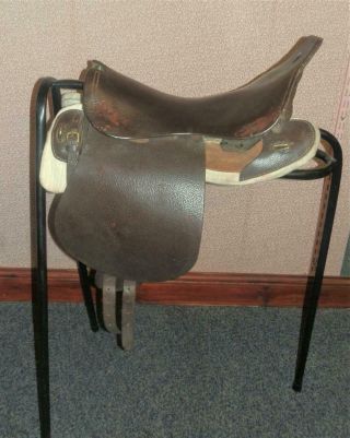 Militaria Vintage Universal Pattern Style (ups) Cavalry Horse Saddle