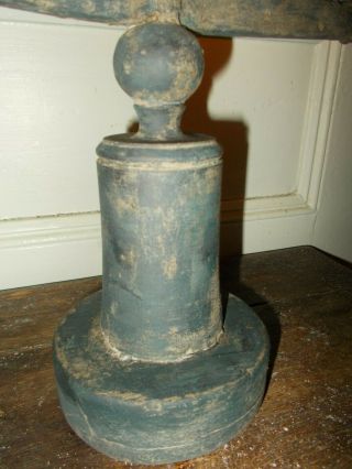 Antique Table Lighting Device Wood & Tin,  Very Early from Hampshire. 2