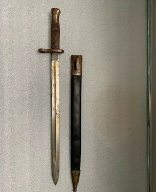 Ww1 Bayonette With Scabbard