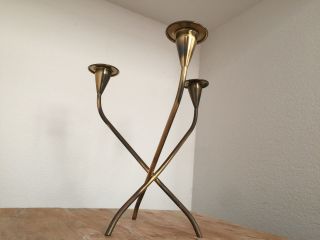 WMF GERMAN BAUHAUS CANDELABRA MID CENTURY EAMES WILHELM WAGENFELD YSTAD ERA 5