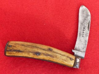 Vintage 1849 - 66 Era Stag Parkin & Marshall Sheffield England Civil War Knife