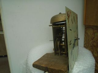 Lovely antique CHAPLINS BURY hand painted enamel Longcase clock ATTIC FIND 2