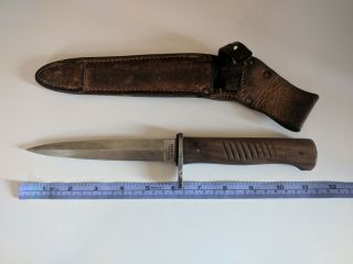 Ww1 / 2 German Boot Knife,  Ernst Busch Solingen