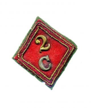 Rare & 3rd Corps 1st Division Union Army Cloth Corps Badge Civil War