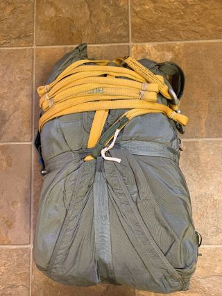 Parachute Mc1 - 1d Paratrooper Rig Military 35 Ft.  Diameter Canopy Harness Complete