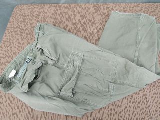 Vietnam War 1969 Dated Rare Xl Large Rip Stop Combat Pants
