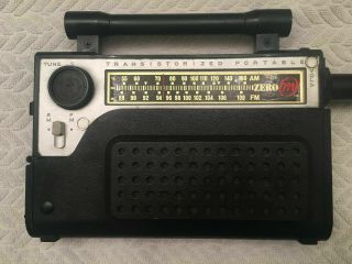 Vintage 1964 Mattel Secret Agent Zero M Radio Rifle Spy Gun Toy