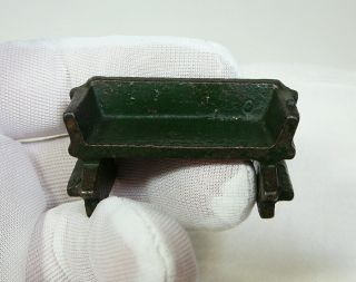 Arcade Cast Iron Seat Only McCormick Deering Horse Drawn Wagon Antique Toy Part 3