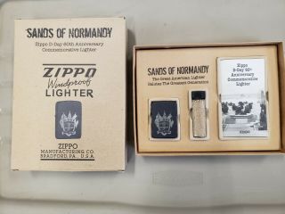 Sands Of Normandy 60th Anniversary D - Day Zippo