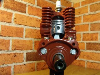 Sectioned Flymo Engine,  Stationary Engine,  Cut Away,  Desk Toy,  2 Stroke.  Mancave