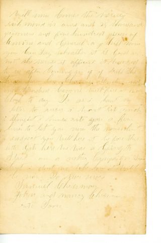 Civil War Letter 23 Missouri Infantry,  Richmond Is Ours