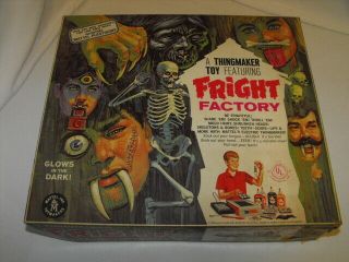Vintage 1966 Thingmaker Mattel Fright Factory w/ Plastigoop Nearly Complete 2