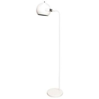 Robert Sonneman White And Chrome Floor Lamp