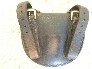 WW1 british webley other ranks leather ammo pouch faint markings 2