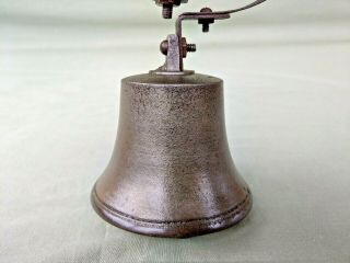 Antique Vintage Brass,  Copper & Steel Servants Butlers Shop Room Bell 8