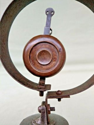 Antique Vintage Brass,  Copper & Steel Servants Butlers Shop Room Bell 9