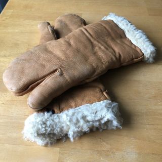 Everlast Ww2 Usaf Us Army Air Force Type A - 9a B - 17 Gunner Leather Gloves Mittens