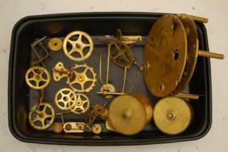 Seth Thomas and Sons clock movement ultrasonically cleaned,  mainspring 4