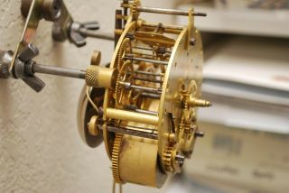Seth Thomas and Sons clock movement ultrasonically cleaned,  mainspring 5