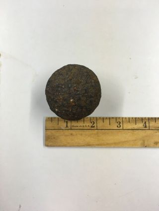Confederate Cannon Ball found in Mississippi River at Vicksburg the real thing 3