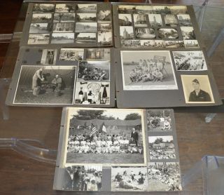 Rare World War 2 Photo Album Photographs 5 Pages France St Mere Eglese Germany