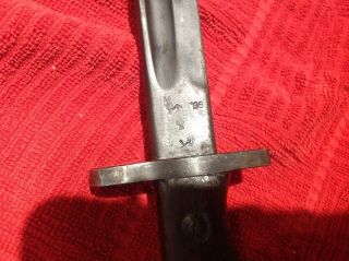 British Pattern 1907 Bayonet P1907 Wilkinson British SMLE WWI Orig.  scabbard 4