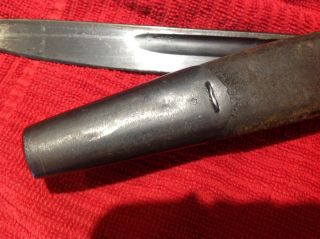 British Pattern 1907 Bayonet P1907 Wilkinson British SMLE WWI Orig.  scabbard 5