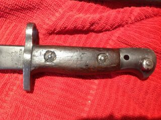 British Pattern 1907 Bayonet P1907 Wilkinson British SMLE WWI Orig.  scabbard 7