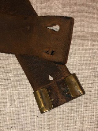 US Brass Civil War Boyd & Sons Boston Leather Belt Plate Buckle 4