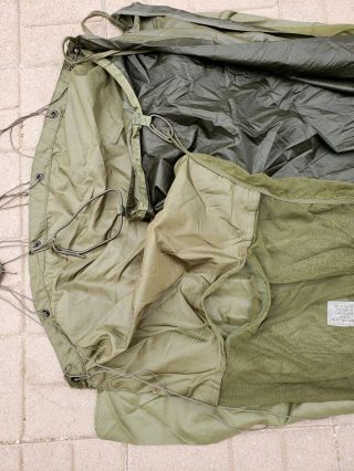 US Military Issue Vietnam Era Nylon M1969 Jungle Hammock with Tie Lines. 6