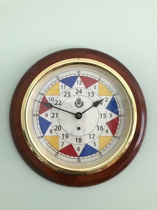 Raf Radio Controlled Operations Room Sector Clock.