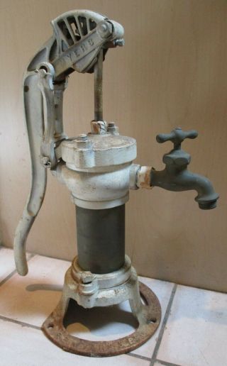 Vintage 1912 (patent) Myers Cast Iron Well Water Pump Garden Display