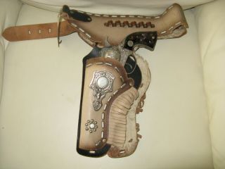 vintage toy cap gun set hubley texan jrs 8
