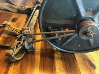 Field Telephone Wire Spool DR - 8 - A & Hand Reel Military - DR - 8 WWII Signal Corps 3