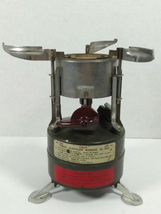Vintage U.  S.  Military M1950 Gasoline Burner Stove U.  S.  Rogers 1966