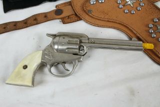 Vintage Cowboy Western Kids Costume Gene Autry Toy Cap Gun Holster Chaps Spurs 2