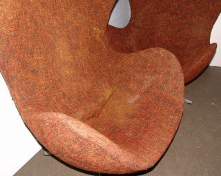 (2) Fritz Hansen egg chairs 1960 s vintage 3