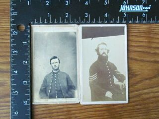 Civil War Soldier Cdv Photographs