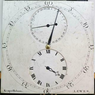 Very Rare Antique English C1790 Oak 30 Hour Striking Regulator Longcase Clock 10