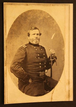 Maj.  Gen.  George Thomas " Rock Of Chickamauga " Cdv Photo - 1864