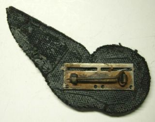 WW2 RAF Flight Engineer Half Wing - Hand Sewn - Pin Back - Royal Air Force 2