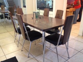 Vintage Chromcraft Mid - Century 9 Pc.  Dining Table Set