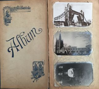 149 X Early 20th Century Postcards With Art Nouveau Album