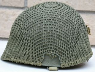 Us Wwii M - 1 Helmet Camouflage Net Cover U.  S.  Camo