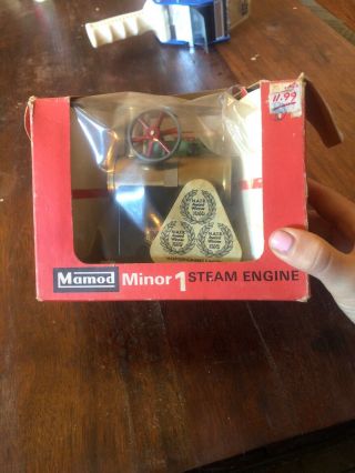 Vintage Boxed Mamod Model Minor 1 Steam Engine Complete Nos