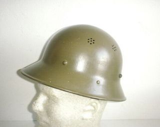 Czech German Army Ww2 Wwii Vz29 M29 Reissue Helmet Inv 34