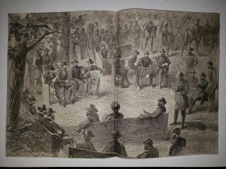 Massaponax Church Council Of War Civil War 1864 Hw Sketch