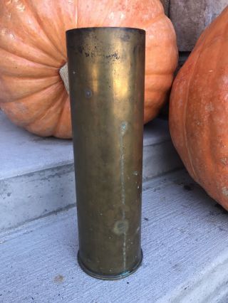 Vintage Military Trench Art Brass Case