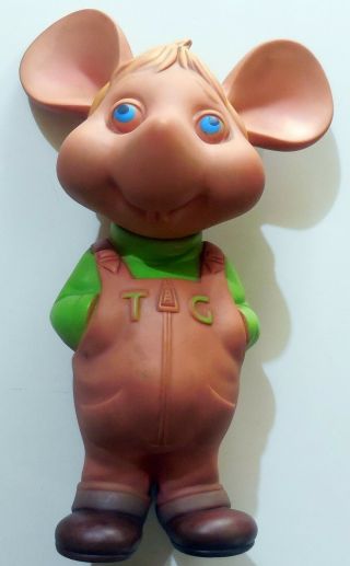 VINTAGE RUBBER TOY VINYL TOPO GIGIO 11 