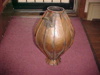 Arts & Crafts HAMMERED COPPER VASE,  POT,  JUG 4